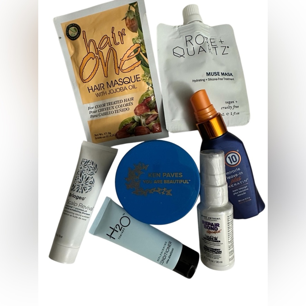 Hair care bundle Masks, Leave-in Conditioners It’s a10, Briogeo, Rose + Quartz